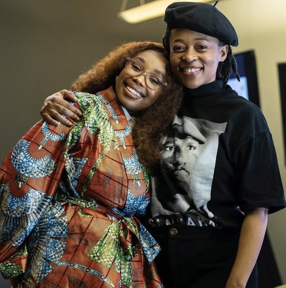 Actress Mmabatho Montsho and award-winning storyteller Tumelo Candice Sello.