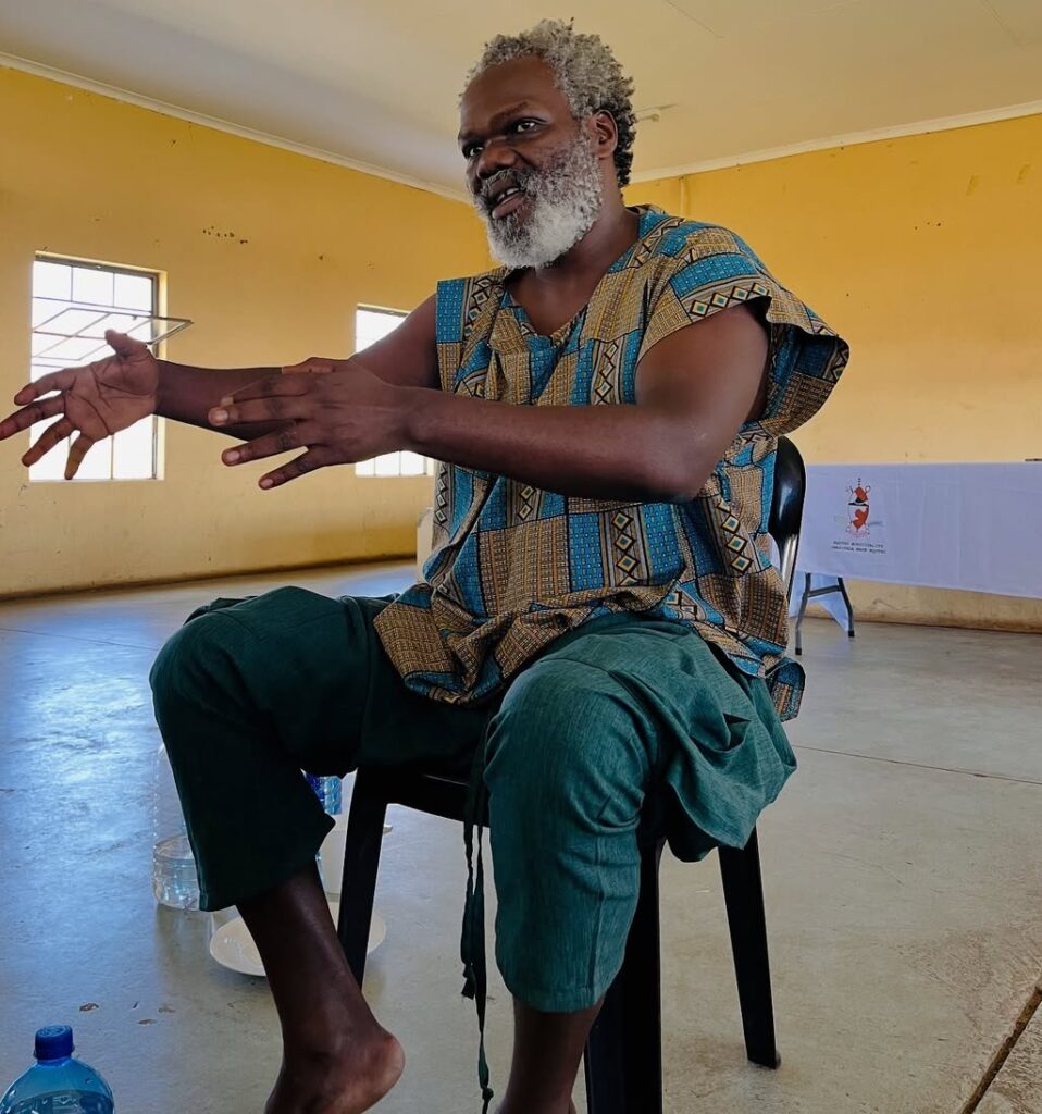 Mbuso Khoza training